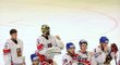 Čeští hokejisté smutní po porážce 2:5 od Švýcarska