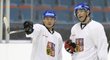 Na Jaromíra Jágra a Jiřího Hudlera bude česká hokejová reprezentace na Švédských hrách i MS v Minsku hodně spoléhat