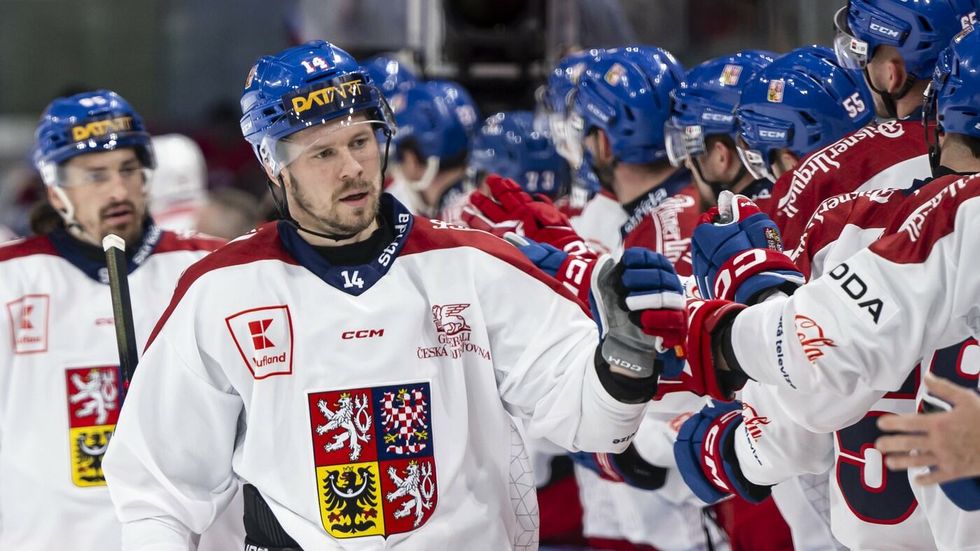 Filip Chlapík se raduje z gólu