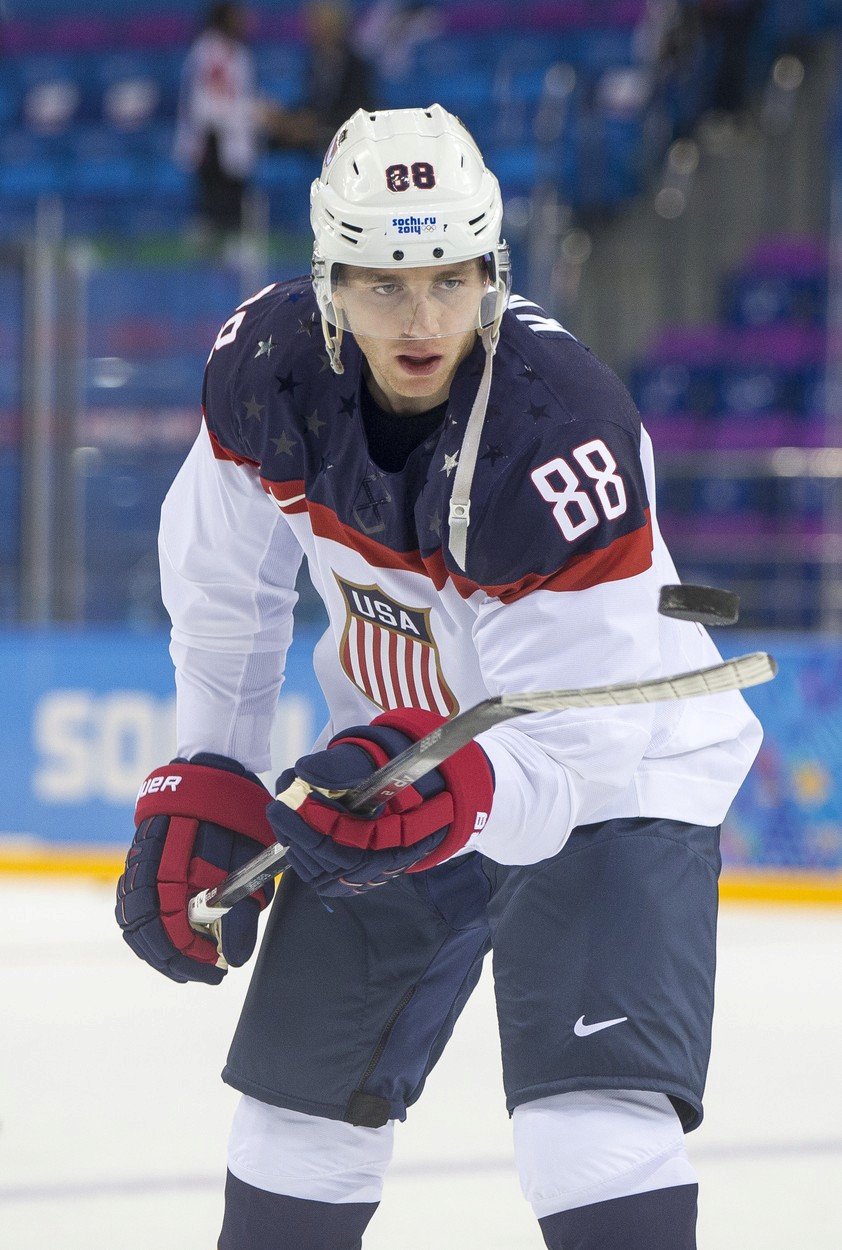 Patrick Kane během ZOH ve Vancouveru v roce 2010