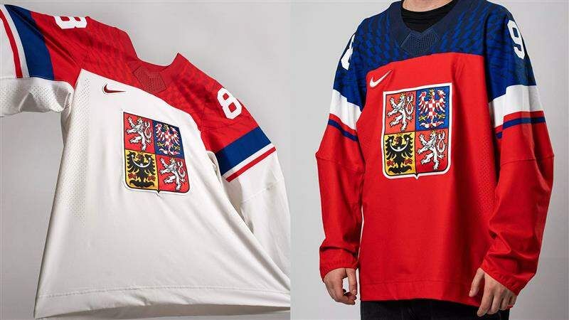 Tak vypadají dresy české hokejové reprezentace pro zimní olympijské hry v Itálii