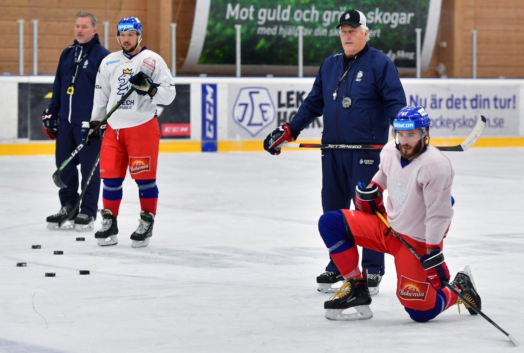 Miloš Říha v době, kdy vedl český hokejový národní tým