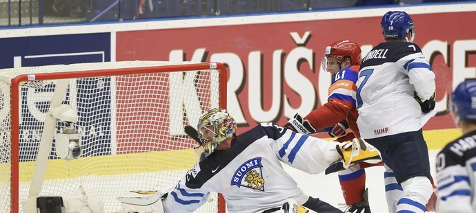 Pekka Rinne předvádí na světovém šampionátu skvělé výkony