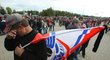Jaroslavlí prošel Pochod ticha. Zúčastnilo se ho na patnáct tisíc lidí