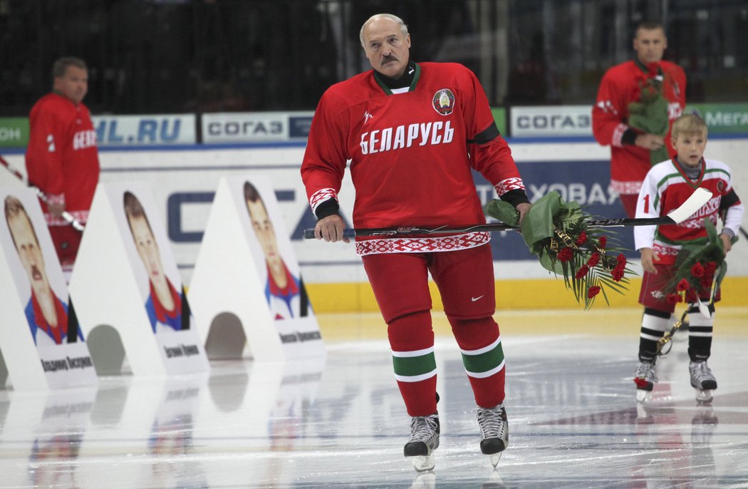 Na ledě projevil soustrast i běloruský prezident Lukašenko