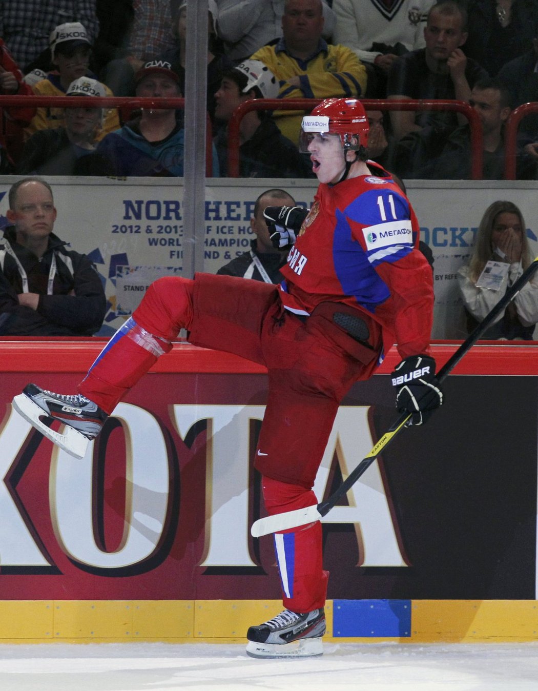 Jevgenij Malkin rozhodl utkání základní skupiny mistrovství světa se Švédskem, v utkání zaznamenal pět bodů