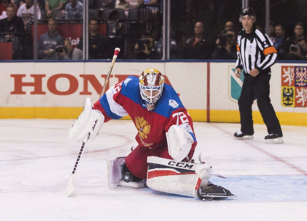 Sergej Bobrovsky měl o zábavu postaráno