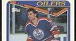 Vzácná kartička - Vladimír Růžička ještě jako útočník hokejového Edmontonu Oiliers
