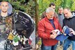 Bývalí hráči Jaroslavle přivezli do Trenčína památku na Pavla Demitru: jeho ohořelé rukavice