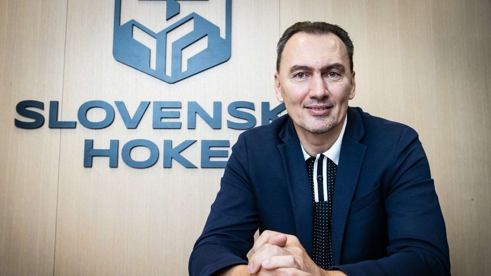 Generální manažer slovenské hokejové reprezentace Miroslav Šatan