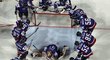 Slovenští hokejsité před utkáním s USA, které je posunulo do čtvrtfinále mistrovství světa