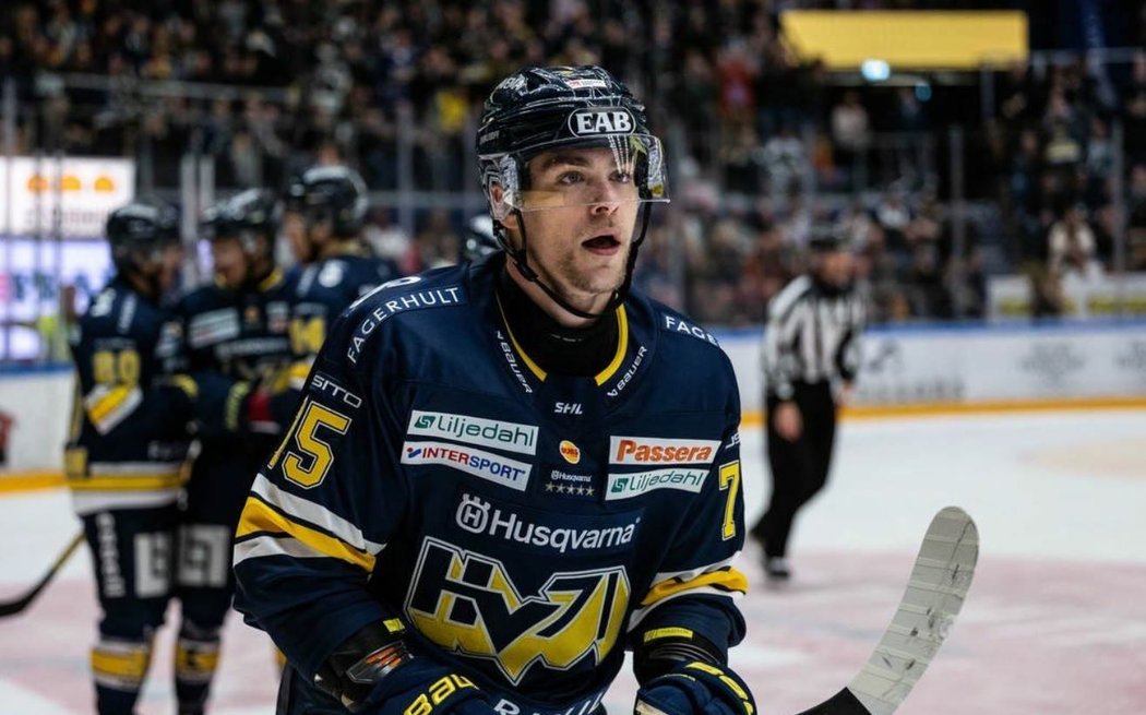 Český reprezentant Radan Lenc našel ve Švédsku ideální štaci. Z klubu HV71 nemá důvod odcházet