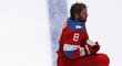Jedna z největších hvězd ruského hokeje Alexandr Ovečkin před utkáním s Českem