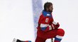 Jedna z největších hvězd ruského hokeje Alexandr Ovečkin před utkáním s Českem