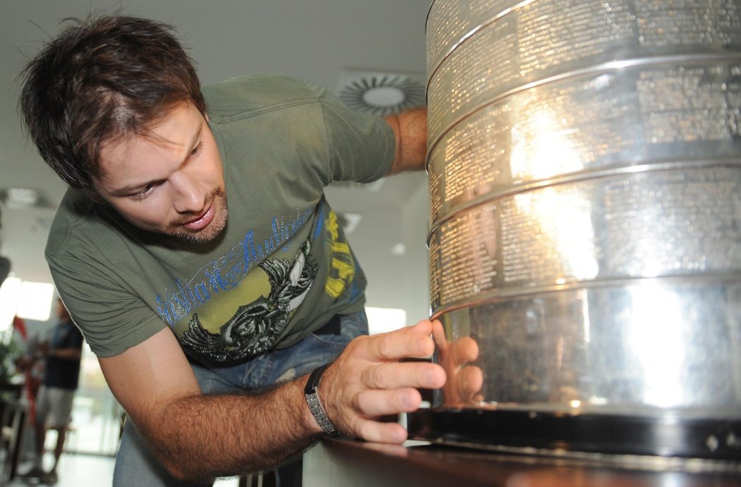 Petr Sýkora hledá své jméno na Stanley Cupu.