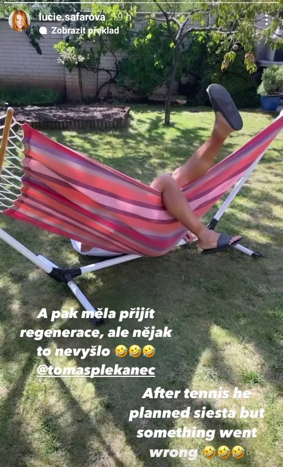 Lucie Šafářová a Tomáš Plekanec s fanoušky sdílí i vtipné momenty ze života