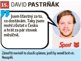 15. David Pastrňák