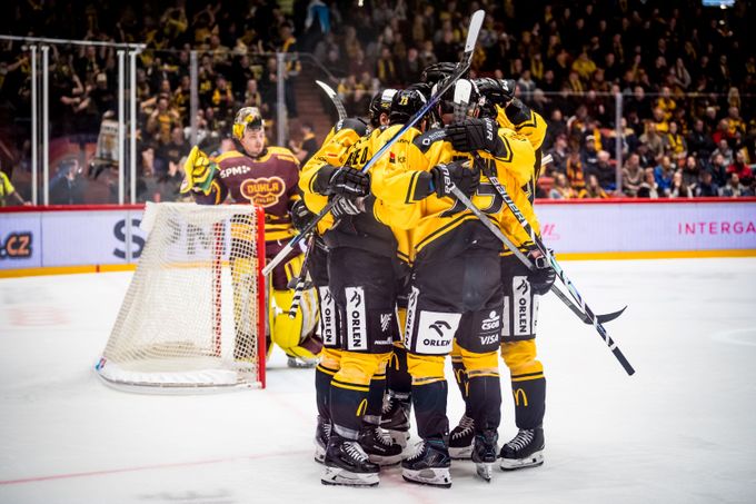 Jihlava - Litvínov 1:5. Verva slaví třetí výhru v baráži, řádili bratři Kašové Jihlava - Litvínov 1:5. Verva slaví třetí výhru v baráži, řádili bratři Kašové