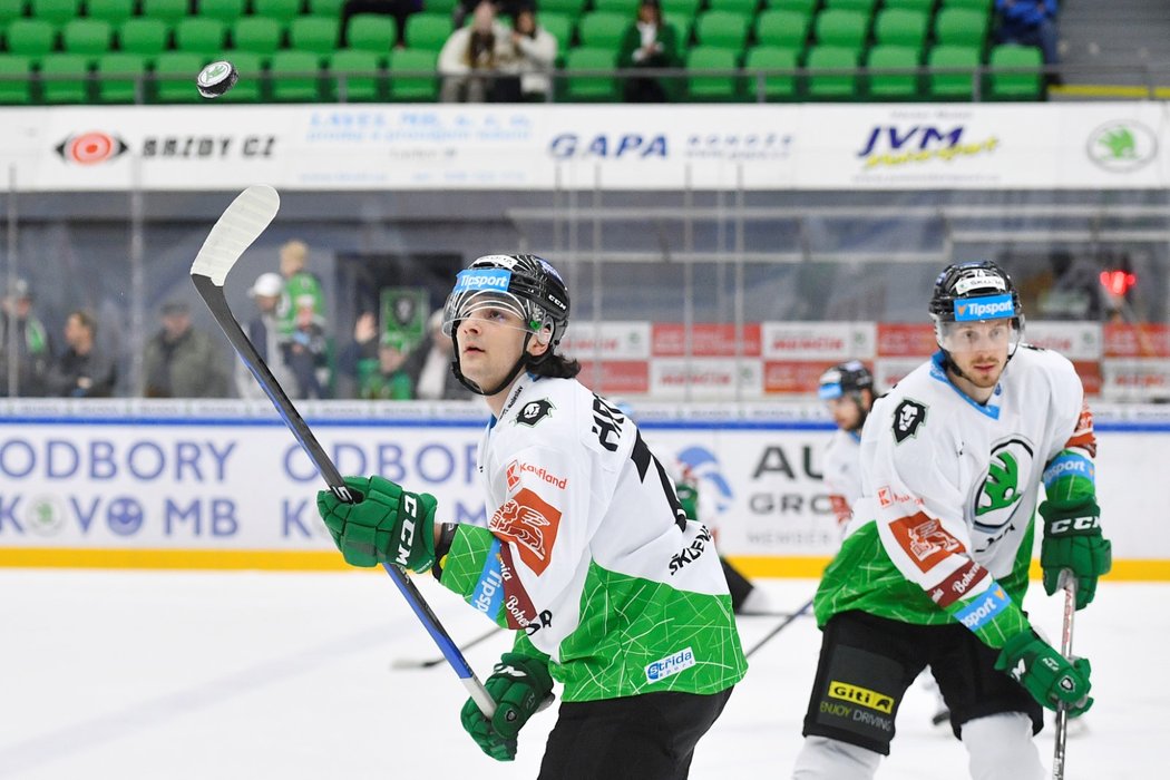 František Hrdinka a Daniel Přibyl během mladoboleslavského rozbruslení