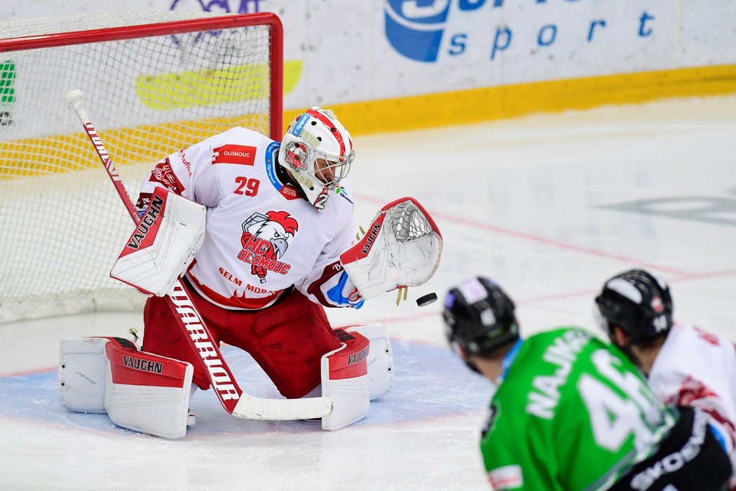 Brankář Olomouce Jan Lukáš vynuloval Mladou Boleslav