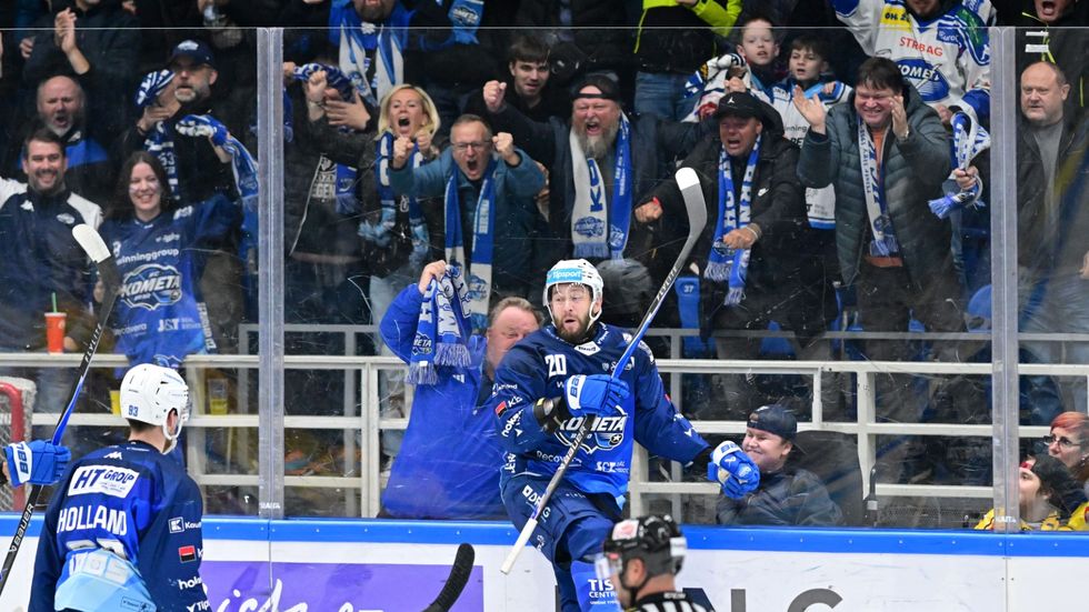 Hynek Zohorna ve 26. minutě snižoval z pohledu Komety na 2:3