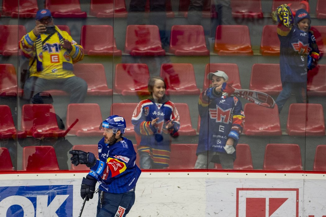 Lukáš Pech se raduje z branky Motoru na 2:1