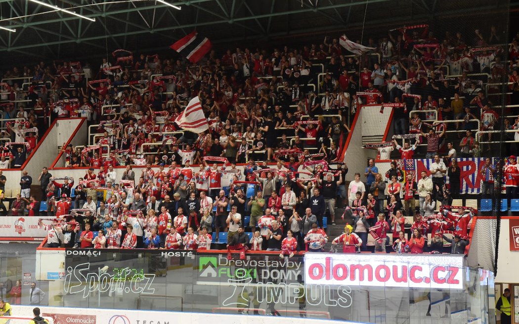 Utkání Olomouce s Mladou Boleslaví provázela skvělá atmosféra