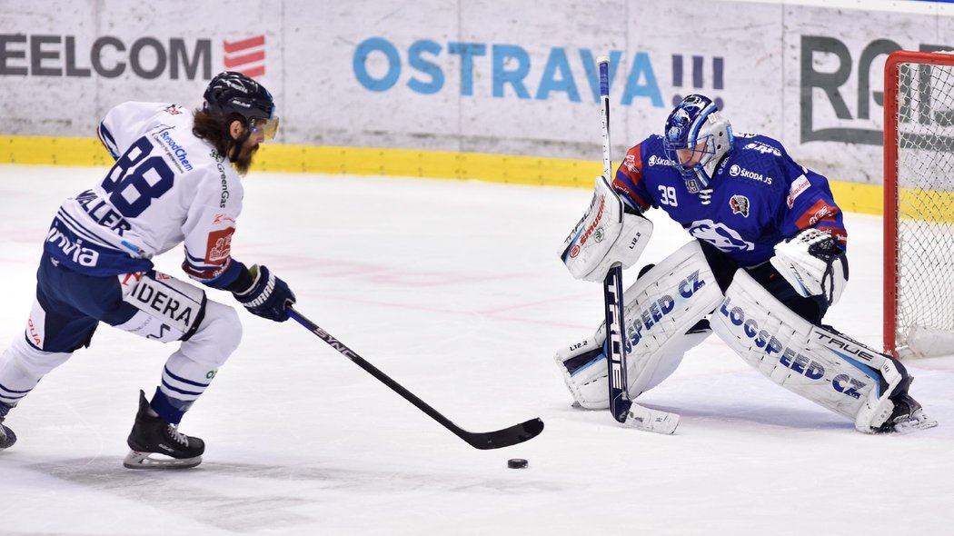 Peter Mueller vystřelil Vítkovicím v nájezdech bonusový bod