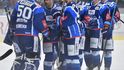Hokejisté Komety oslavují výhru nad Kladnem