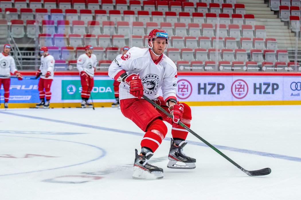 Martin Marinčin na tréninku třineckých Ocelářů