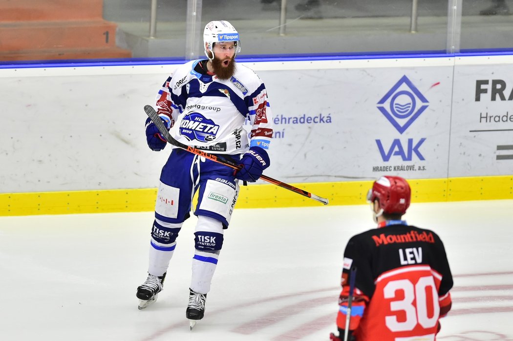 Kevin Tansey ještě v dresu Komety v extralize