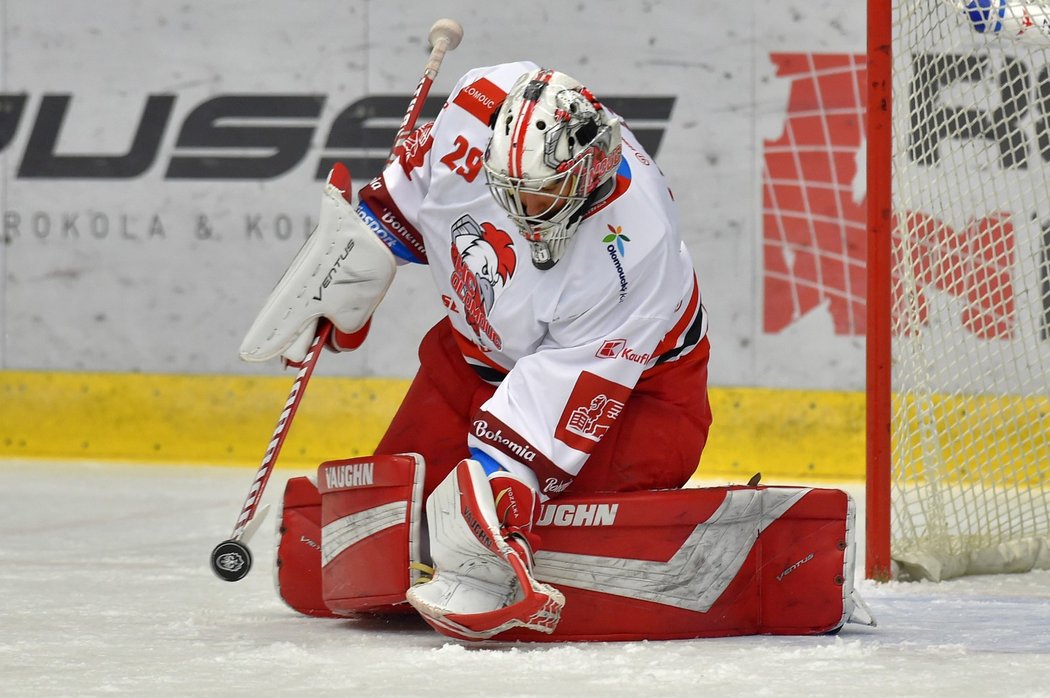 Do branky Olomouce se proti Kladnu postavil Jan Lukáš