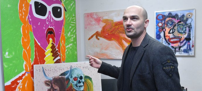 Bývalý obránce Vladimír Sičák podniká s uměním