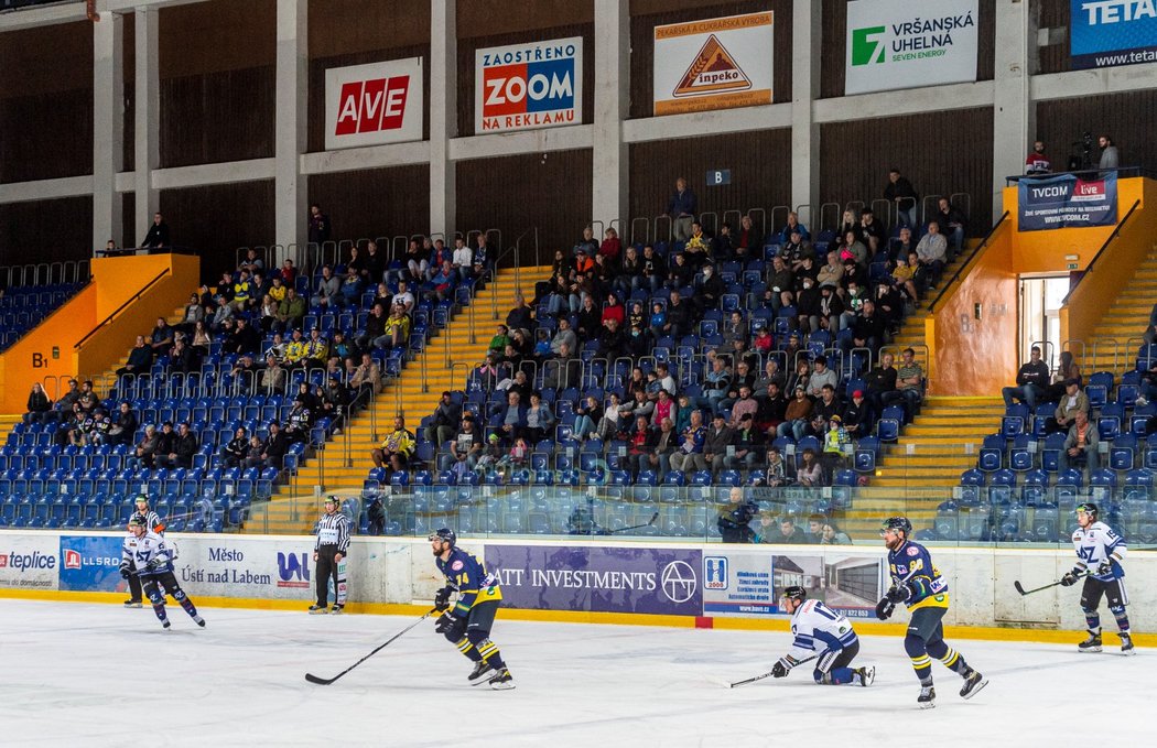 Hokejisté Ústí nad Labem porazili v sobotním programu hokejové první ligy Havířov