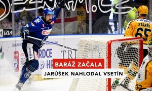 Jarůšek nechtěl hattrick: Stálo by to peníze, smál se. Jágr mu hokejky nevrátil