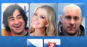 Česko-Slovensko ONLINE komentovaly celebrity