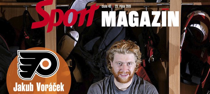 Titulka Sport Magazínu pro 23. října.