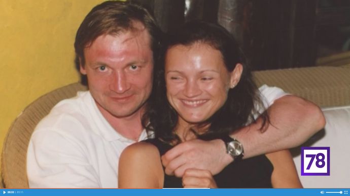 Maxim Sokolov v době, kdy s Irinou ještě tvořili pár