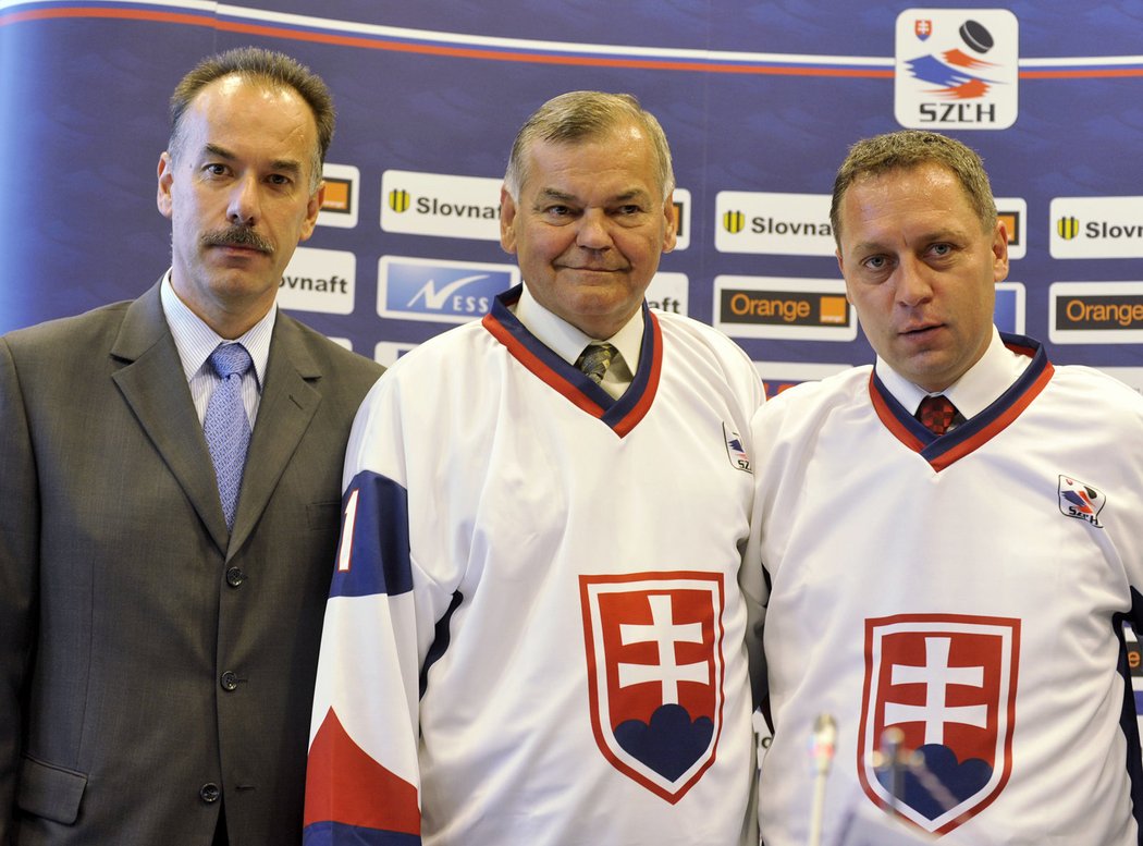 Vůjtek povede národní tým Slovenska spolu s Peterem Oremusem (vpravo)