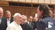 Prezident českobudějovického klubu Roman Turek měl čest osobně se setkat s papežem Františkem