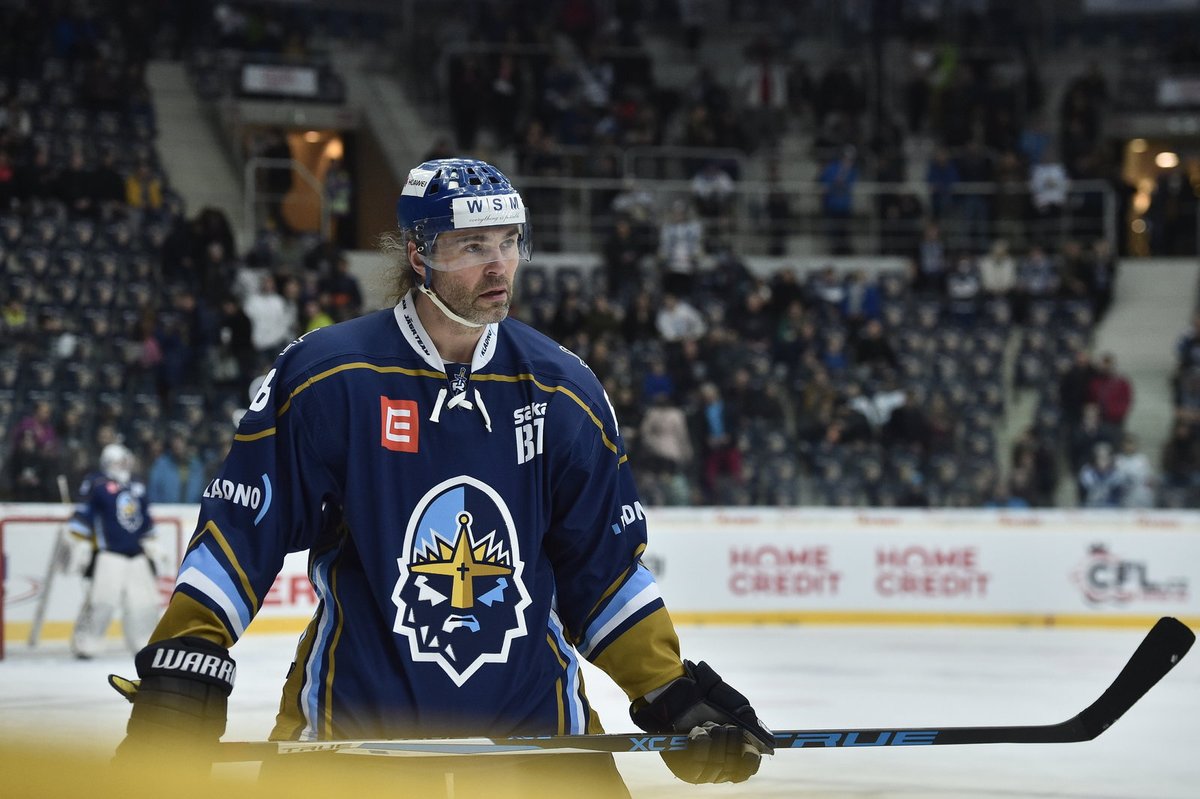 Jaromír Jágr před svým prvním zápasem za Kladno po návratu z NHL