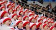 Nejhlasitější fanoušci Koreji vzbudili ohlas už během zápasů žen