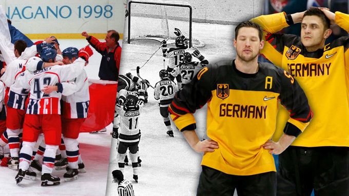 Olympijské story z hokeje: Honci puku, Forsbergova klička, ustřelená přilba a dolary v ledu Olympijské story z hokeje: Honci puku, Forsbergova klička, ustřelená přilba a dolary v ledu