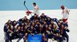 Hokejisté Finska se zlatými olympijskými medailemi