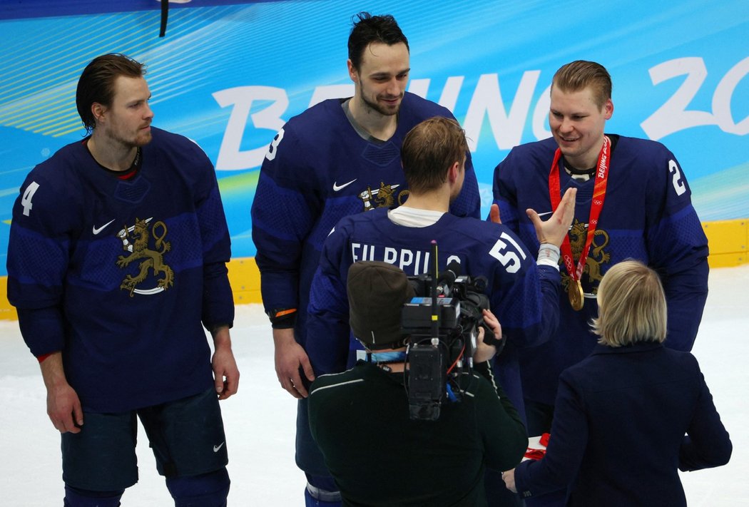 Hokejisté Finska vybojovali na ZOH v Pekingu zlato