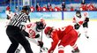 Hokejistky Ruska a Kanady odehrály vzájemný souboj s respirátory