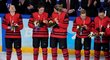 Kanadské hokejistky se zlatými medailemi po finálovém vítězství s USA