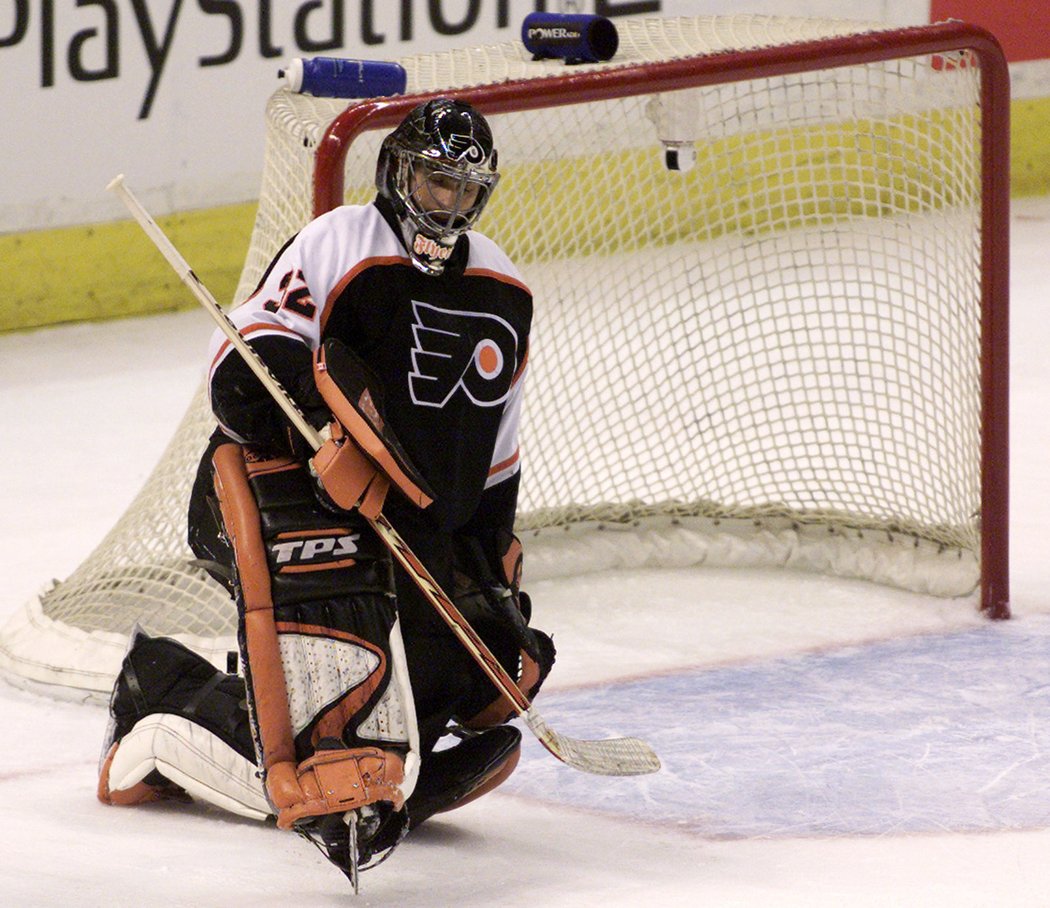 Roman Čechmánek je podle statistik nejlepších gólmanem Flyers za posledních deset let.
