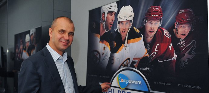 Vladimír Šafařík, hlavní organizátor utkání NHL v Praze
