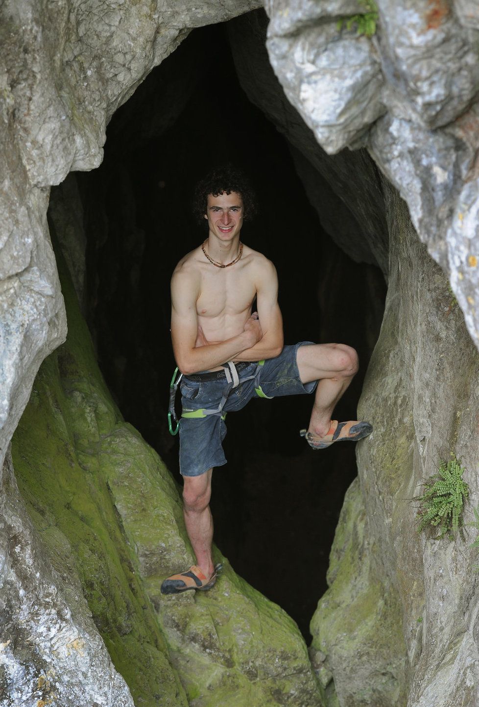 Český horolezec Adam Ondra